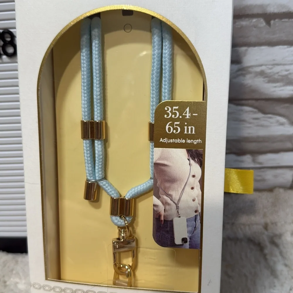 Artikl Universal Crossbody Phone Strap in Blue and Gold
